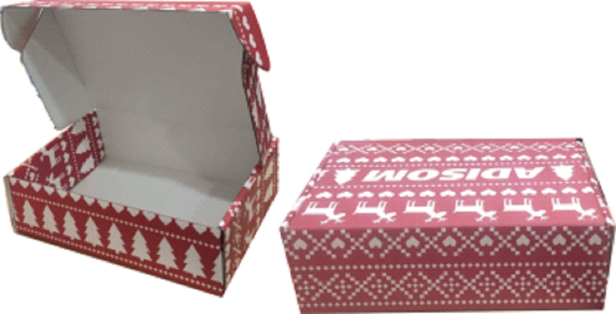 Коробка-шкатулка с односторонней печатью