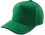 Бейсболка Unit Classic ярко-зеленая с черным кантом