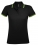 Рубашка поло женская PASADENA WOMEN 200 черная с зеленым
