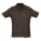 Рубашка поло мужская SUMMER 170 темно-коричневая